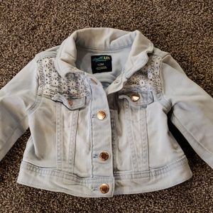 Girls Jean jacket size 12 month